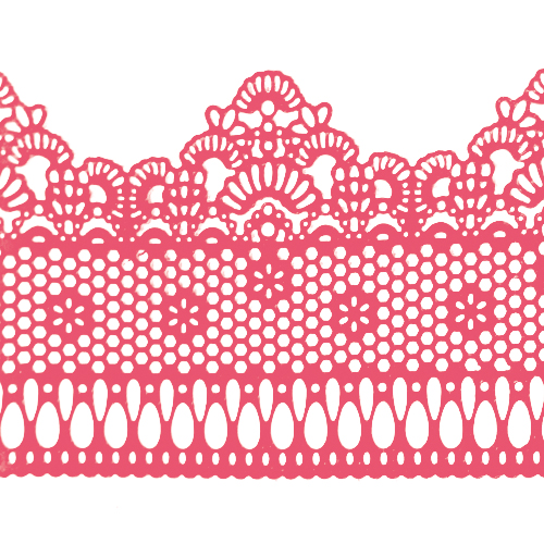 Кружево кондитерское № 3 Розовое Н-60 (3Шт)