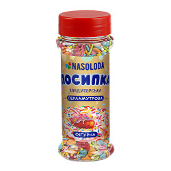 Посипка перламутрова в баночці фігурний мікс, 80г