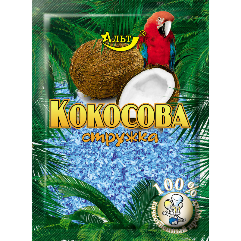 Кокосова стружка (Синя) 25г / 200шт