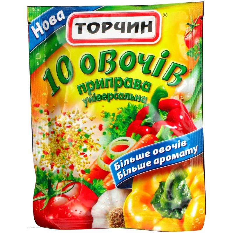 Торчин "10 овочів" 60г / 20шт