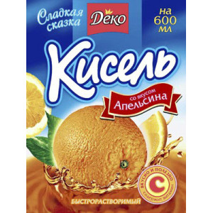 Кисіль "Апельсин" 65г / 60шт