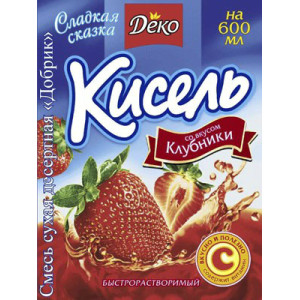 Кисіль "Полуниця" 65г / 60шт
