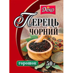 Перець чорний горошок 50г / 50шт "Деко"