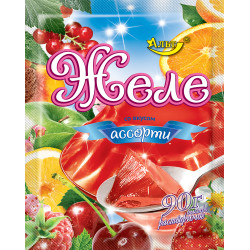 Желе "Асорті" 90г / 80шт