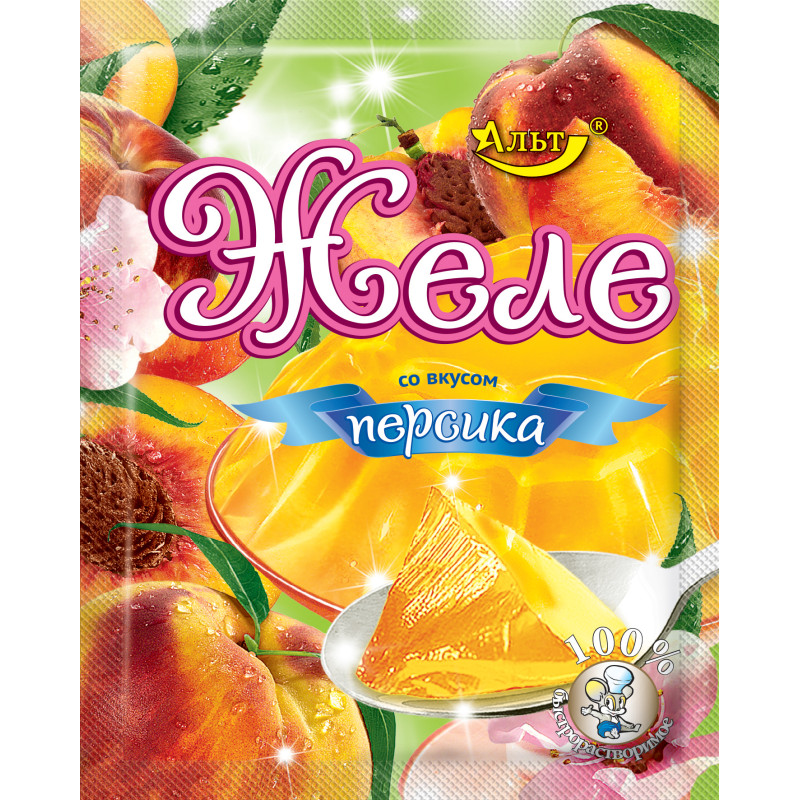 Желе "Персик" 90г / 80шт