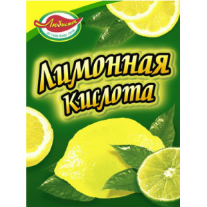 Лимонна кислота 20г / 400шт
