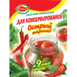 Приправа для консервації "Маринад гострий" 25 гр. / 80шт
