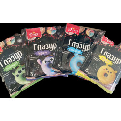 Глазур "з натуральними барвниками" 75г/20шт