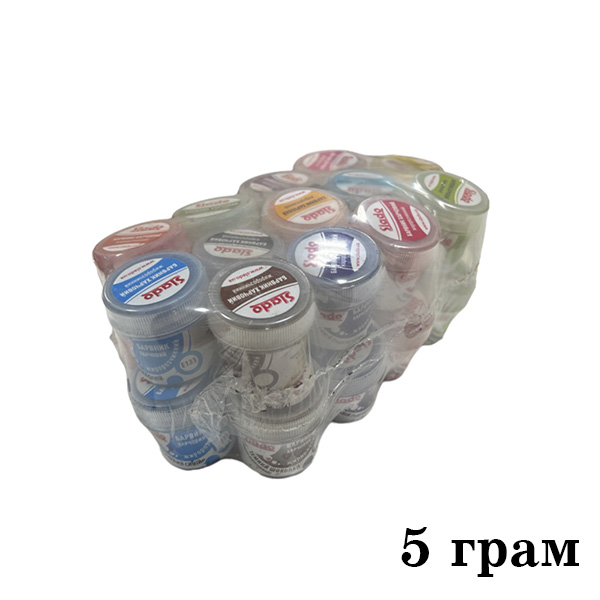 Барвник харчовий жиророзчинний "Асорті" 5г (26шт/уп)