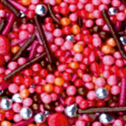 Великодня посипка "Етюд із сердечками"