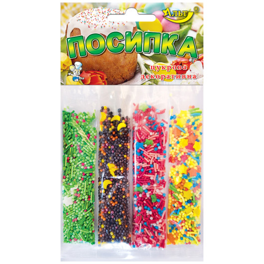Пасхальная посыпка Микс (Альт) 4 стика/ 20гр