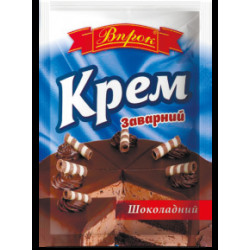 Крем заварний шоколадний 50гр / 50шт