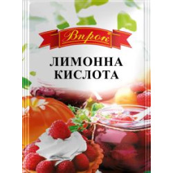 Лимонна кислота 20гр / 100шт