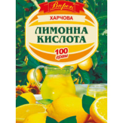 Лимонна кислота 100гр / 50шт