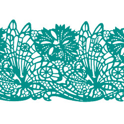 Мереживо №13 Бирюзовое Н-60 (3шт)