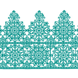 Мереживо №15 Бирюзовое Н-60 (3шт)