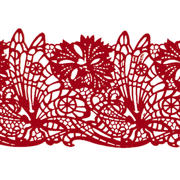 Мереживо №13 Бордове Н-60 (3шт)