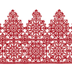 Мереживо №15 Бордове Н-60 (3шт)