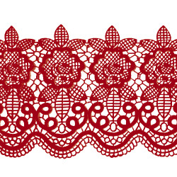 Мереживо №16 Бордове Н-60 (3шт)