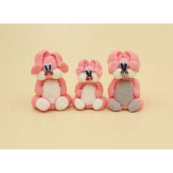 Три Зайці рожеві / 20шт