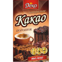 Какао темне (коробка) 80г / 35шт