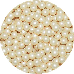 Посипання бісер (Перли айвори 7мм).