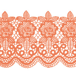 Мереживо №16 Персиковое Н-60 (3шт)