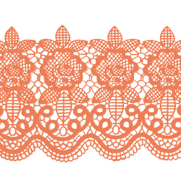 Мереживо №16 Персиковое Н-60 (3шт)