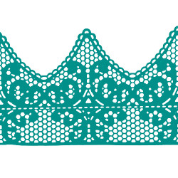 Мереживо № 2 Бирюзовое Н-60 (3шт)