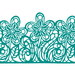 Мереживо № 4 Бирюзовое Н-60 (3шт)