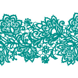 Мереживо № 7 Бирюзовое Н-60 (3шт)