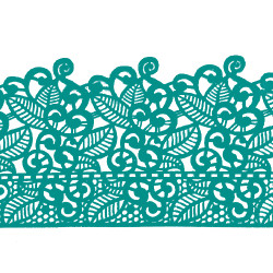 Мереживо №10 Бирюзовое Н-60 (3шт)