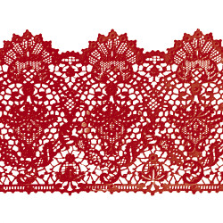 Мереживо № 8 Бордове Н-60 (3шт)