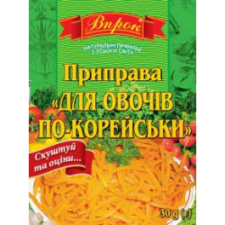 Приправа до Овочів по-корейські 30г/60шт