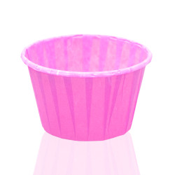 Паперова формочка з посиленим бортиком (Рожева), 45 х 45мм