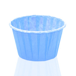 Паперова формочка з посиленим бортиком (Синя), 45 х 45мм