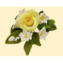 Букет троянд №1 лимонний / 12шт