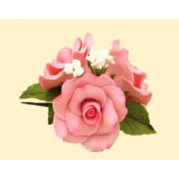 Букет троянд №2 рожевий / 8шт