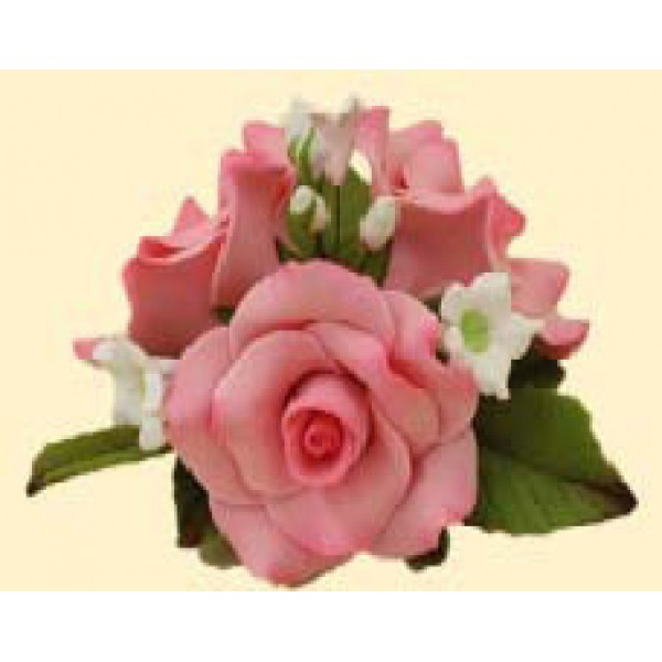 Букет троянд №3 рожевий / 8шт