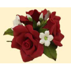 Букет троянд №3 темно-червоний (8уп/ящ) бл ШК