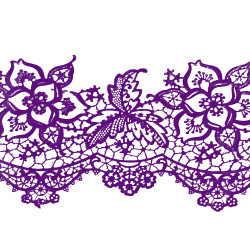 Мереживо №11 Фіолетові Н-60 (3шт)