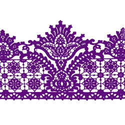 Мереживо №14 Фіолетові Н-60 (3шт)