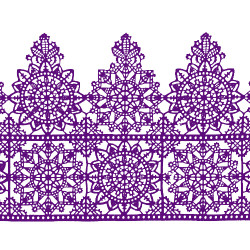 Мереживо №15 Фіолетові Н-60 (3шт)