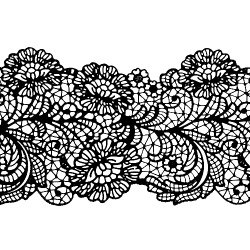 Мереживо №12 Чорне Н-60 (3шт)