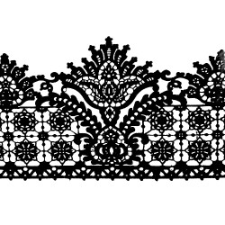 Мереживо №14 Чорне Н-60 (3шт)