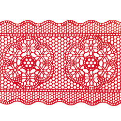 Мереживо № 9 Червоне Н-60 (3шт)