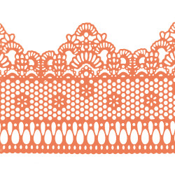 Мереживо № 3 Персиковое Н-60 (3шт)