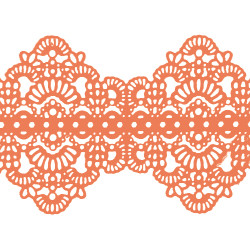 Мереживо № 6 Персиковое Н-60 (3шт)