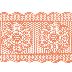 Мереживо № 9 Персиковое Н-60 (3шт)