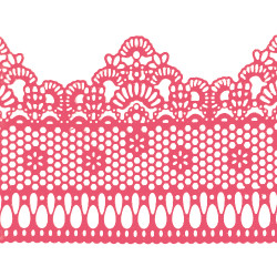 Мереживо № 3 Рожеве Н-60 (3шт)